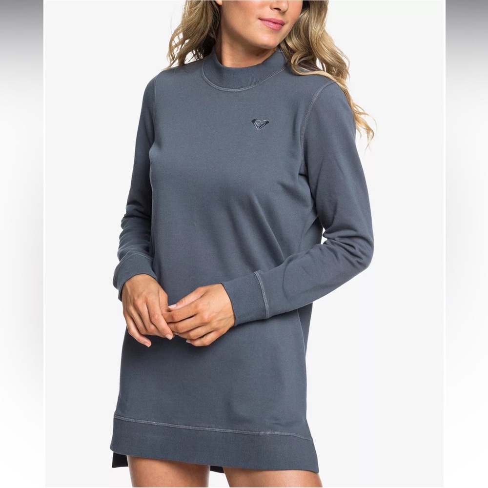 Roxy Long Sleeve Sweatshirt Dress